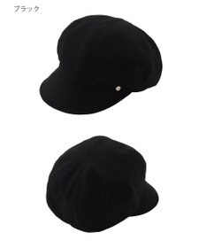 MOONBAT 【日本製/洗える/サイズ調整】フルラ (FURLA) ロゴチャーム付 キャスケット