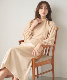 Feroux 【洗える】シャイニーフレアスカート