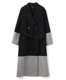 JOSEPH ダブルフェイスカラーブロック　ダブルブレステッドコート