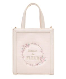Maison de FLEUR sakuraスクエア2Wayトートバッグ
