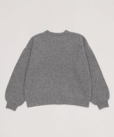 WEGO 【2025年秋冬新作】フラッフィーグラフィックニットBIGプルオーバー