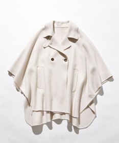 23区 S 【見上愛さん着用/Oggi12月号掲載】ウールライトリバー ポンチョシルエット コート
