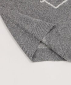 WEGO 【2025年秋冬新作】フラッフィーグラフィックニットBIGプルオーバー