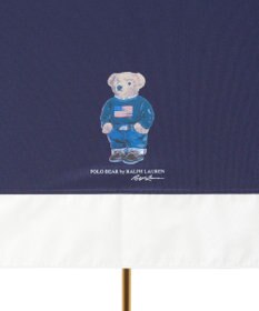 MOONBAT 【WEB限定/遮光率100%/遮熱/UV】POLO RALPH LAUREN（ポロ ラルフローレン）晴雨兼用日傘 ポロベア バイカラー 折りたたみ傘 楽折