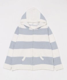 WEGO ボーダーZIPパーカー