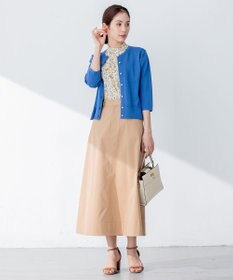 組曲 【WEB限定・2SET】フラワープリントアンサンブルニット