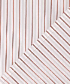 J.PRESS LADIES BEZコットンナイロン ストライプ フリル襟 ブラウス