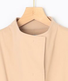 組曲 L 【WEB限定】コットンライクツイル スタンドネックコート