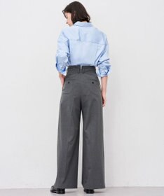 uncrave TRツイル ワイドトラウザー