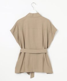 自由区 【XSサイズ～/洗える】キュプラリネンシャンタン ブラウス