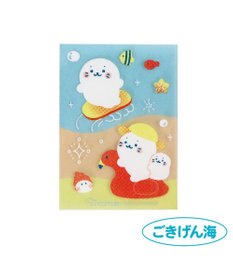 Mother garden しろたん どこでも一緒しろたんステッカー 2枚セット 5×7cm 《ごきげん海/週きゅ～7日》