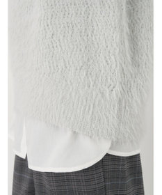 earth music&ecology ゆるモヘアライクレースニット