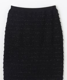 GRACE CONTINENTAL ラメツイードニットスカート