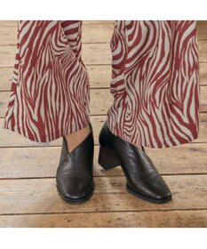 MODE ET JACOMO <D'ICI>チャンキーヒールブーティーパンプス