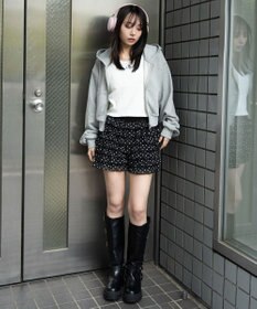 WEGO ドットフリルマイクロショートパンツ
