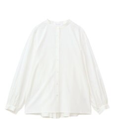 AMERICAN HOLIC イージーケアバックフリルバンドカラーシャツ