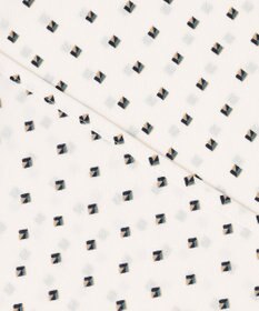 J.PRESS LADIES L 【洗える】ジオメトリックプリント ブラウス