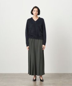 ATON ROYAL FUR CASHMERE | Vネックセーター