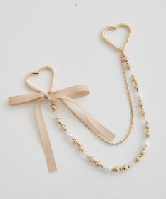 earth music&ecology リボンパールバッグチャーム