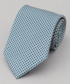 GOTAIRIKU 【日本製】シルク ネクタイ_格子柄 ブルー系8