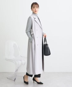 earth music&ecology サイドプリーツジレンチ