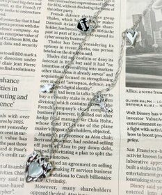 WEGO Lストーンハートジャラモチーフネックレス