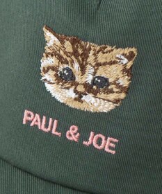MOONBAT 【FUDGE掲載】ポール & ジョー (PAUL & JOE ACCESSOIRES) 猫 ヌネット刺繍 キャップ