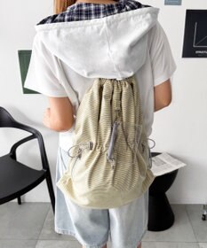 WEGO クリアポーチ付きナップサック