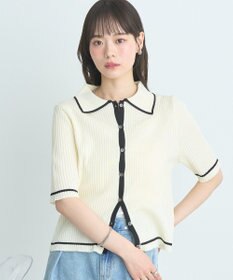 earth music&ecology リブニットカーディガン