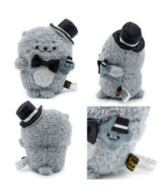 Mother garden しろたん モノクロ ぽてぽて マスコット 《らっこいぬ》 単品