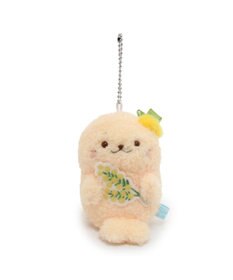 Mother garden しろたん ミモザキーホルダー しろたん 単品