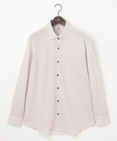 JOSEPH ABBOUD 【キングサイズ・綿100％・ストレッチ・イージーケア】コンフォートジャージー プリント シャツ