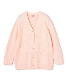 TOCCA 【chayさん着用】HEART HUG KNIT カーディガン ピンク系