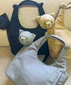 ROOTOTE 1034【ネコトート】EU.ラウンド.ブラブラネコ-A