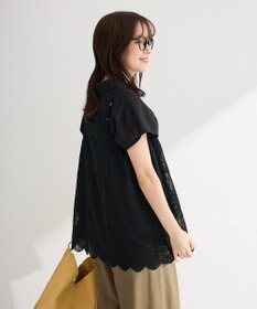 Green Parks ＳＥＴ２点刺しゅうキャミ＋シャツ