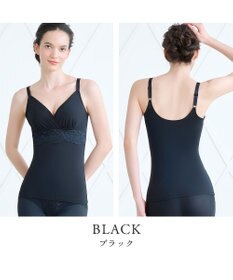 BRADELIS New York 【BRADELIS NewYork peace】綿混ストレッチハイブリッドハートカップブラキャミ25 ブラデリス 補正 下着 カップ付き ブラトップ シェイパー