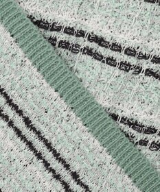 自由区 【洗える】カラーミックスツイードニット カーディガン