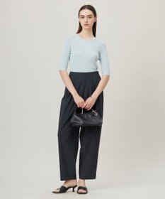 ICB L 【洗える】ハイゲージリブベーシック プルオーバーニット