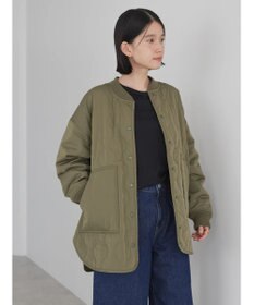 AMERICAN HOLIC キルポカリブ付きキルティングブルゾン