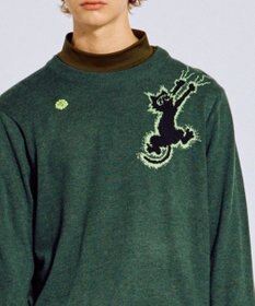 PW CIRCULUS 【MEN】Spark cat クルーネックニット ゴルフ