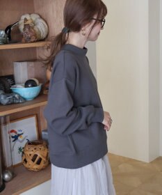 AMERICAN HOLIC モックネック裏起毛プルオーバー