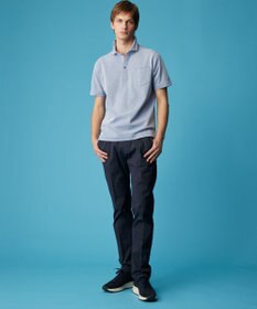 JOSEPH ABBOUD 【キングサイズ・ウエストも伸びる!/ストレッチ/軽量/Eco撥水】マイクロピケストレッチ パンツ