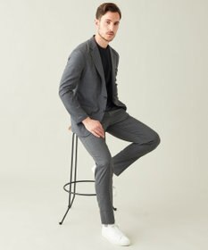 GOTAIRIKU 【AIRY MOVE / セットアップ対応】ウールポリエステルドットエアー セットアップジャケット