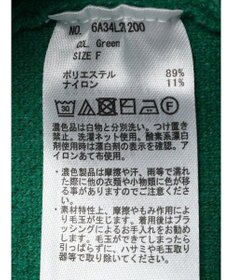 Green Parks スウェット風フード付ニットプルオーバー