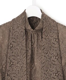 23区 S 【APPLAUDIR】Brocheリボンブーケレース ブラウス