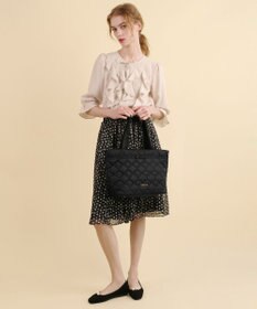 TOCCA 【A4サイズ対応・撥水】CHECKER CLOVER QUILTBAG キルトバッグ