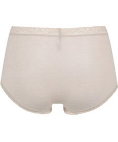 Wing ショーツ 綿混(身生地部) やさしい肌あたり 【デイリーフィット やわらかコットン】 はきこみ丈ふかめ EC3230 ウイング／ワコール