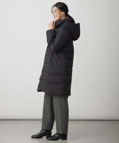 J.PRESS LADIES 【洗える・2way】タフタダウン ロング丈 コート
