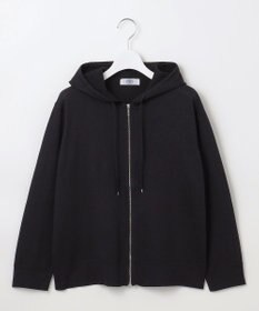 J.PRESS LADIES L 【洗える】スパーク ニット パーカー