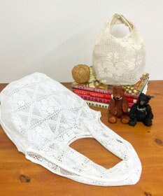 ROOTOTE 1089【洗濯可能】SC.ルーショッパーミニ.レース-A